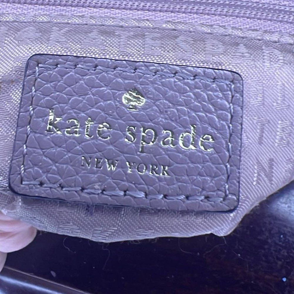 Kate Spade Alecia Mulberry Street Porcini Satchel - GUC - Picture 7 of 9